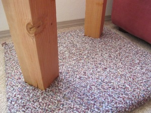 Cat tree carpet holes